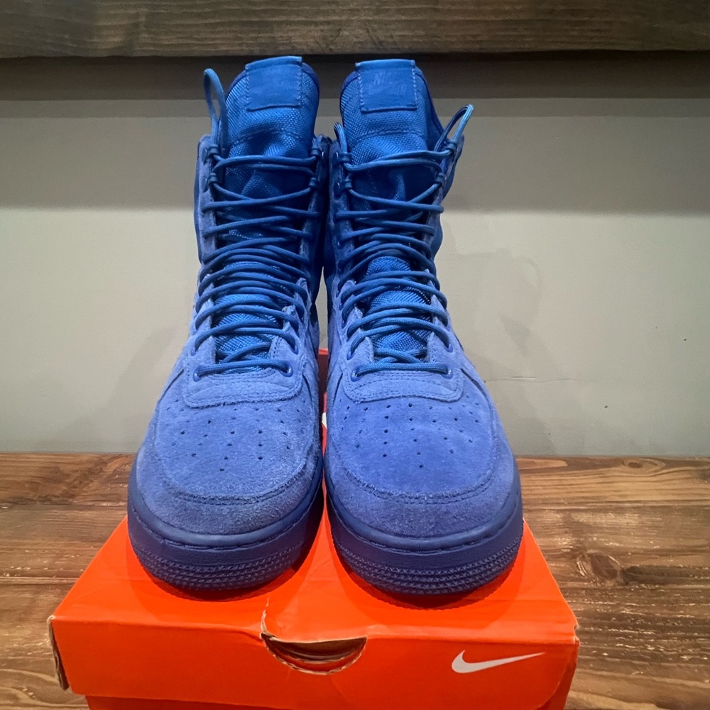 Nike SF Air Force 1 High Game Royal Size 10 - Picture 7 of 14